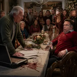 They believed humiliating me at Christmas would finally give them complete control of the house and my money. Instead, their lawyer discovered the deed was still mine—and my attorney uncovered seventy-four thousand dollars my son had secretly taken from an account I funded. When I placed the evidence on the dining table, his face turned white. “Dad, we can fix this,” he whispered. But I had already decided the price of betrayal.