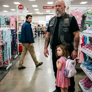 A Biker Stood Beside My Lost Daughter — Then Left a Message I’ll Never Forget
