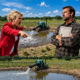 The HOA Drained My Private Pond to “Fix Drainage”—Then a Water-Rights Attorney Explained Why Their Entire Luxury Neighborhood Could Now Lose Its Water
