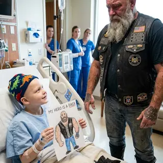 The Child Drew a Biker — And the Hospital Learned Why