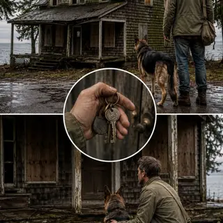 A Homeless Veteran Inherited a Condemned Lake House—Then His Dog Tore Open a Wall and Exposed the Secret a Powerful Family Had Buried for Forty Years