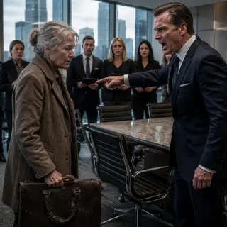 The Quiet Woman in the Old Coat Was Dismissed by Her Family Until the Company Records Revealed the Truth