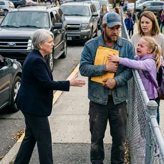 The Long-Haul Trucker Dad Was Mistaken for a Stranger at School Pickup — Then the Principal Shook His Hand in Front of Everyone
