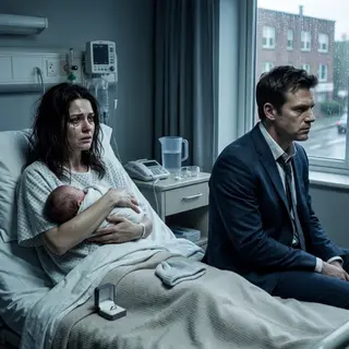 Two hours after giving birth, i looked at my husband, expecting him to hold our baby. He leaned over and said, "i already have a son with another woman. I won't acknowledge your child." I didn't scream. I just smiled and whispered, "then remember this moment." The next morning...