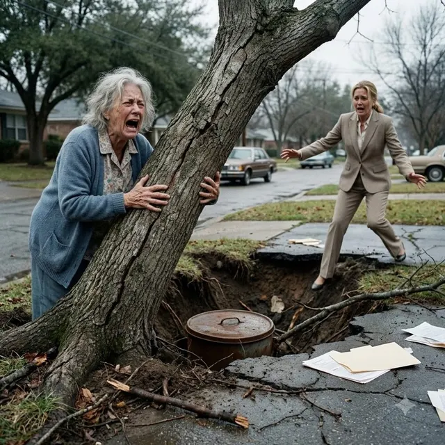The HOA Poisoned My Century-Old Protected Oak—Then Its Dying Roots Collapsed the Ground and Exposed the Secret Beneath Their Entire Neighborhood