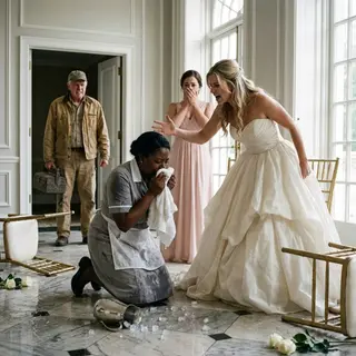 I Wore a Work Jacket to a $14 Million Wedding and Watched a Bride Pour Ice Water on My Best Employee — What the Housekeeper Told Me Next Changed Everything