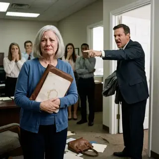 The Old Bookkeeper Everyone Ignored Held the Secret That Saved Her Husband’s Company