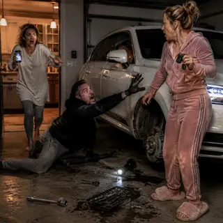 “Cut the brakes and let her die,” my husband whispered at 3:00 a.m., while I watched him under my brand-new SUV on the dash cam. He planned my funeral, my $5 million inheritance, and his mistress’s baby shower before sunrise. Then his spoiled sister grabbed my keys from the kitchen counter—and his perfect murder turned around.
