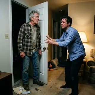 I WAS WATCHING THE EVENING NEWS WHEN MY SON CALLED. "DAD... MY WIFE COLLAPSED!" I RUSHED TO THE HOSPITAL. THE DOCTOR SAID TREATMENT WOULD COST $400,000. I SOLD MY HOUSE AND TRUCK, GAVE MY SON MY LAST $365,500. AFTER 3 DAYS OF SILENCE, I WENT TO HIS HOUSE. WHAT I HEARD STOPPED MY HEART.