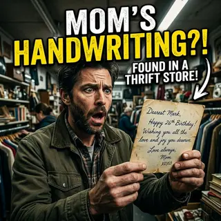 He Recognized His Mother's Handwriting on a Stranger's Birthday Card.