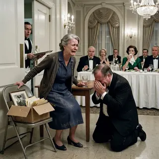 They Refused to Let Her Sit at the Charity Gala Table — Then the Reason She Was There Made Every Guest Lower Their Eyes