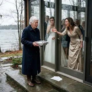They Left the Grandmother in the Rain at a $9 Million Wedding — Then the Caterer Recognized Her Face
