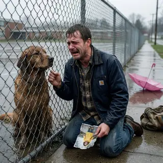 Our Golden Retriever Waited at the School Fence for My Daughter Every Afternoon, Through Rain and Cold, and Never Once Missed. I Thought It Was Loyalty. The Reason Was Something I Had Done a Year Earlier and Forgotten.