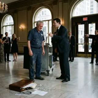 The Janitor at the Charity Gala Was Secretly the Founder Behind a $14 Million Legacy