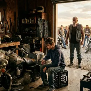 My Son Sat Beside His Father’s Harley for Years — The Club Restored Everything Except the Seat