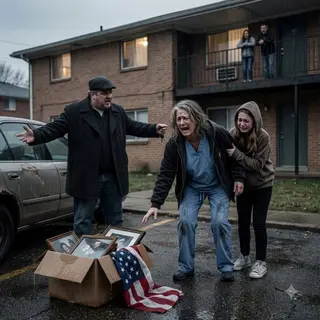 The Night-Shift Nurse They Called "3C": How a Widow's Quiet Loan Brought Down the Landlord Who Threw Her Boxes on the Curb