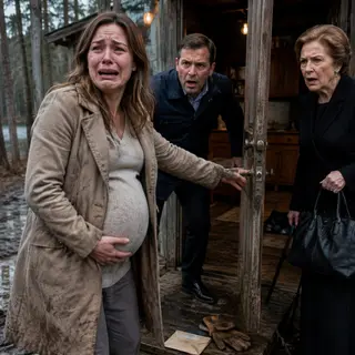 They Laughed When the Pregnant Widow Inherited Only a Tiny Cabin—Then She Opened Its Door and Found the Secret Her Husband Died Protecting