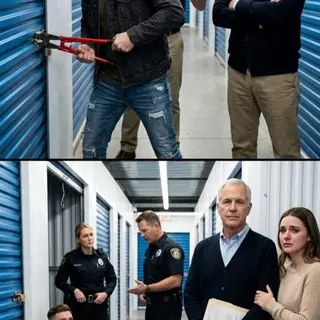 I never told my daughter what I kept inside Storage Unit 417. When she married Ryan, I made sure he never found the key. Then one afternoon, the manager called me in a panic: “Mr. Carter, your son-in-law is here with bolt cutters.” I didn’t shout. I simply grabbed the folder I had prepared six months earlier and said, “Call the police. Don’t tell him I’m coming.” Ryan thought he was breaking into a fortune. He had no idea what was waiting inside.