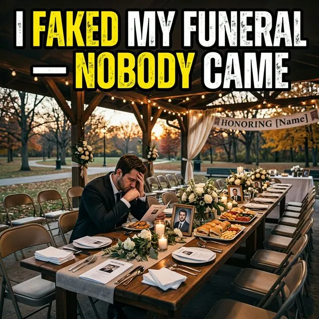 I Showed Up to My Own Funeral. Nobody Was There.