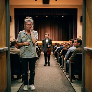 Poor Mother Could Not Afford a Ticket to See Her Son Perform — When He Looked Down at the Empty Seat, the Entire Auditorium Fell Silent