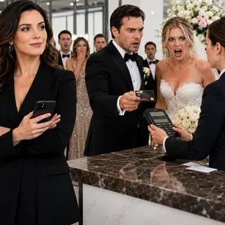 “Run it again,” my ex demanded as the black card failed before three hundred wedding guests. His bride still held the cake knife while the manager announced a $96,400 balance, unpaid honeymoon, and canceled bar. They had invited me to watch them celebrate with my money. Instead, I watched their faces collapse. The declined card was only my first surprise.
