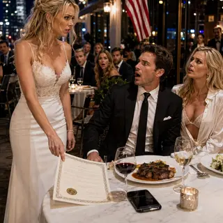“You didn’t miss lunch—you missed our wedding.” Ethan abandoned me for his assistant, leaving me in a white dress while our ceremony expired. Four hours later, I married another man and placed the certificate beside Ethan’s steak. He called it revenge. Then I found Maya wearing the shirt meant for our wedding night—and realized his betrayal had started earlier.