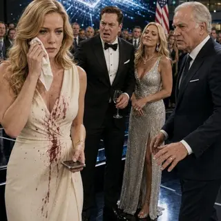 My Husband Threw Wine in My Face for Confronting His Mistress—Then My Father Entered the Gala