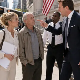 “Sign the house over, or I’ll make sure you leave with nothing.” My husband froze our money, stole my records, and sent me to divorce court on a city bus. Then I caught an old man falling through the open door. He asked my husband’s name—and smiled. Gabe thought I arrived alone. Justice was holding my evidence all along.