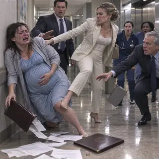 His Mistress Kicked His Pregnant Wife in a Hospital Hall—Then the Billionaire Learned Who Really Controlled the Hospital, His Company, and His Future