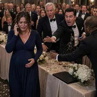 THE BILLIONAIRE MOCKED HIS PREGNANT WIFE IN FRONT OF 300 GUESTS—THEN ONE PHONE CALL FROZE HIS ENTIRE EMPIRE