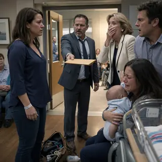 A year after my divorce, my ex-mother-in-law cornered me at the hospital and smiled. “Leaving you was the best decision my son ever made. Now he has a baby boy with your best friend.” I looked at her and asked, “Is that what you believe?” Ten minutes later, a man walked into the waiting room carrying a legal envelope and said, “I’m here for Noah’s court-ordered paternity test.” Her face turned ghost-white.