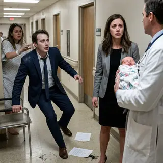 On the day our divorce became final, my ex-husband rushed straight from the courthouse to the hospital to watch his pregnant mistress give birth. I thought that humiliation would be the last thing he could ever do to me. Then the doctor walked out holding the newborn and quietly said, “Congratulations, it’s a boy… but there’s something we need to discuss.” My ex looked at the baby, went completely pale, and whispered, “That can’t be my son…” What happened next changed everything.