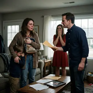 My husband looked me straight in the eyes and said, “Choose—half of everything we own, or our son.” He wanted a clean divorce so he could run back to his ex, and he thought money would make me hesitate. I didn’t. “I choose my son.” Weeks later, I took him abroad and started over. But when my husband discovered what he had actually given up, his desperate phone call changed everything.