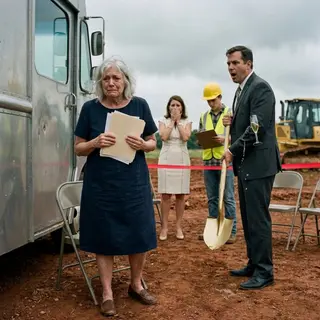They Seated His Mother by the Kitchen Door at a $14 Million Groundbreaking — She Was Holding the Deed to the Land