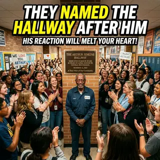 The Janitor Mopped the Same Hallway for 35 Years. The Day He Retired, They Named It After Him.