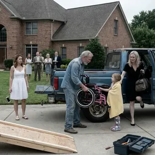 They Mocked the Old Man for Driving a Rusty Pickup into the Gated Community — Then His Next Move Left the Entire Neighborhood in Tears