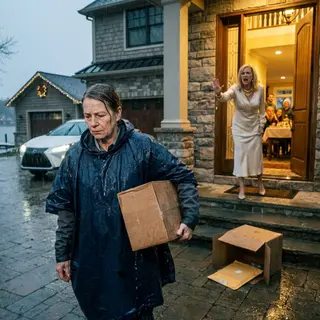 They Called Her "The Delivery Woman" and Made Her Wait in the Rain — Then a Thanksgiving Envelope Revealed Who Really Owned the Shoreline