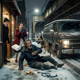 I Watched a Homeless Man Give Half His Only Meal to a Stray Dog in a Chicago Winter. What That Dog Did Six Weeks Later Is the Reason I Am Writing This Down.