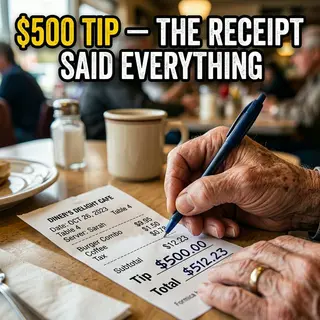 He Left a $500 Tip on a $12 Tab. The Receipt Said Everything.