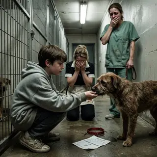 The Shelter Dog Who Never Came Forward — Until One Quiet Voice Made Him Move