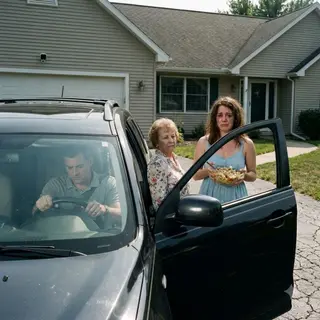 “There’s no room for you—this is family.” My mother-in-law slammed the SUV door while my husband stared at the pavement and drove away, leaving me in the driveway clutching pasta salad. My face burned. The porch camera blinked. Then I replayed the footage—and heard her mention the house paperwork. She had no idea I was already recording.