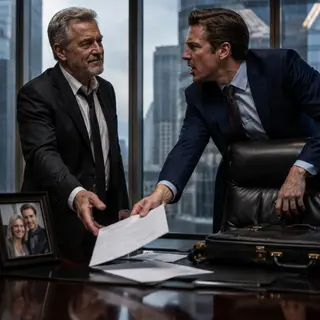 Two days after my wife’s funeral, her son sat in the CEO chair and slid a termination letter across the desk. “John, you were useful when Mom was alive. Now you’re just expensive.” I signed nothing. I only smiled and said, “Monday will be interesting.” He laughed because he thought he had fired a powerless old executive. He had no idea I controlled 80% of the company’s voting shares.