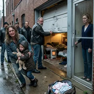 They Thought the Bikers Were Taking Over the Shelter—Until the Garage Door Rolled Up