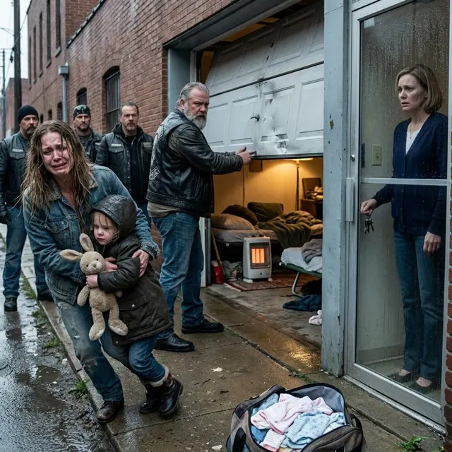 They Thought the Bikers Were Taking Over the Shelter—Until the Garage Door Rolled Up