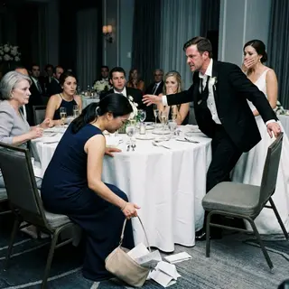 The Girl Was Asked to Leave the Dinner Table Because She “Didn’t Belong”—Minutes Later, the Groom Stood Up and Said One Sentence That Silenced Everyone