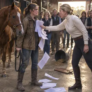 They Charged Her $2,400 to Board Her Own Horse — Then the Vet Opened the Ledger and the Barn Went Silent