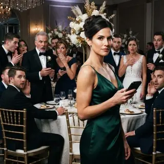 My parents invited me to my sister’s lavish wedding for one reason—to humiliate me in front of their wealthy new investors. “Look at her,” my mother laughed. “Still the family disappointment.” Everyone stared, waiting for me to break. Instead, I pulled out my phone and smiled. “You should’ve checked who owns the evidence before insulting me.” Then I sent one text. Seconds later, three investors stood up—and my father’s face turned white.