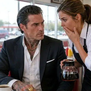Waitress Said, “Sir, My Mother Has a Ring Like Yours” — The Mafia Boss Froze When He Heard It…