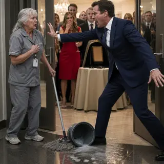 The Janitor They Kept Out of the Gala Had Signed the Land Away in 1994 — And the Covenant Bore Her Name