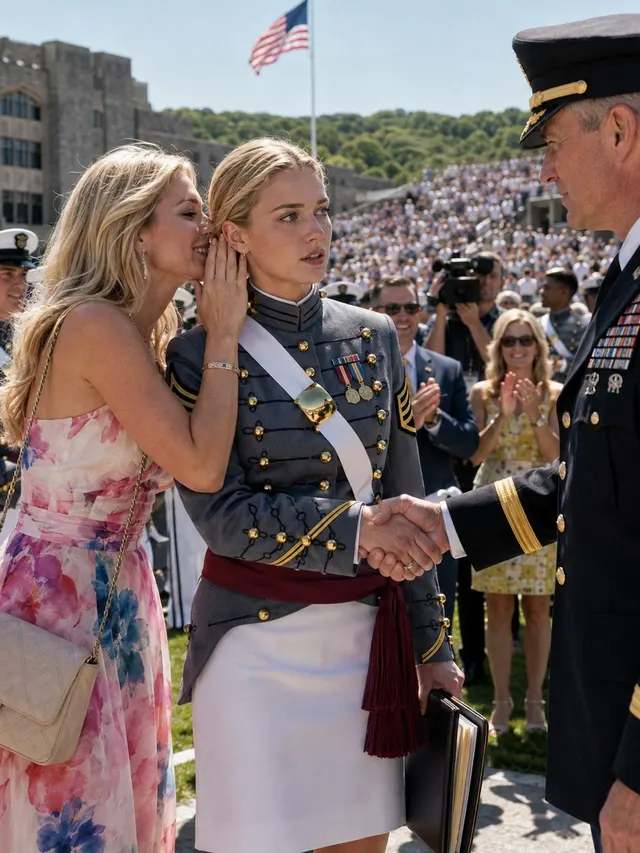 “You’ll never be anything,” my sister whispered at my West Point graduation. Minutes later, a colonel crossed the crowd, called me “Lieutenant Hollowell,” and said my work had impressed people who were hard to impress. Delphine’s smile cracked as my parents finally looked at me differently. She thought that was her humiliation. Then I found the invoices funding her life.